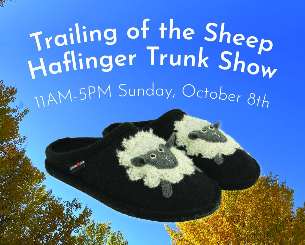 Trailing of the Sheep Haflinger Trunk Show