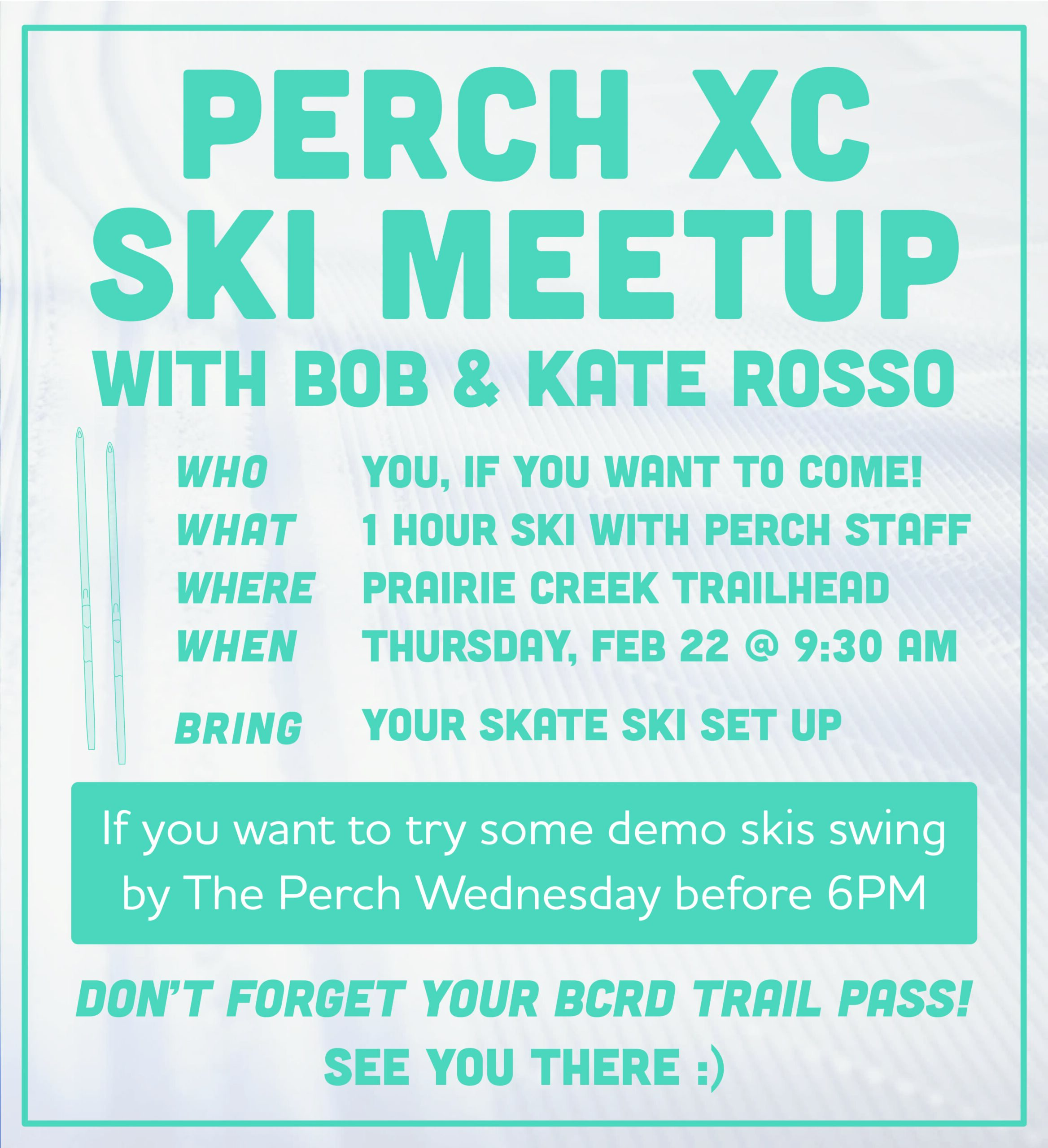 Elephant's Perch | Weekly XC Ski Meetup