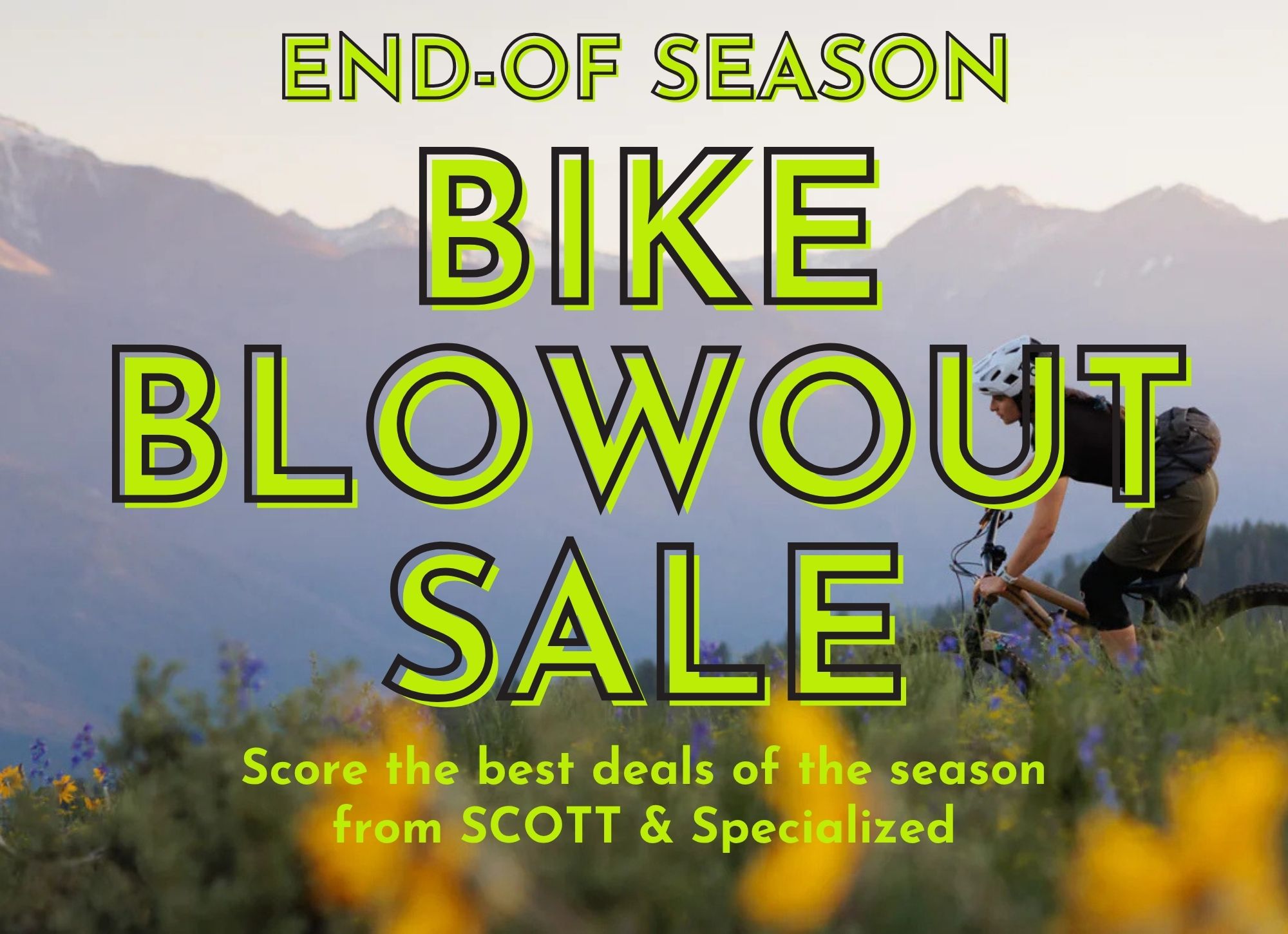 Bike Blowout Sale